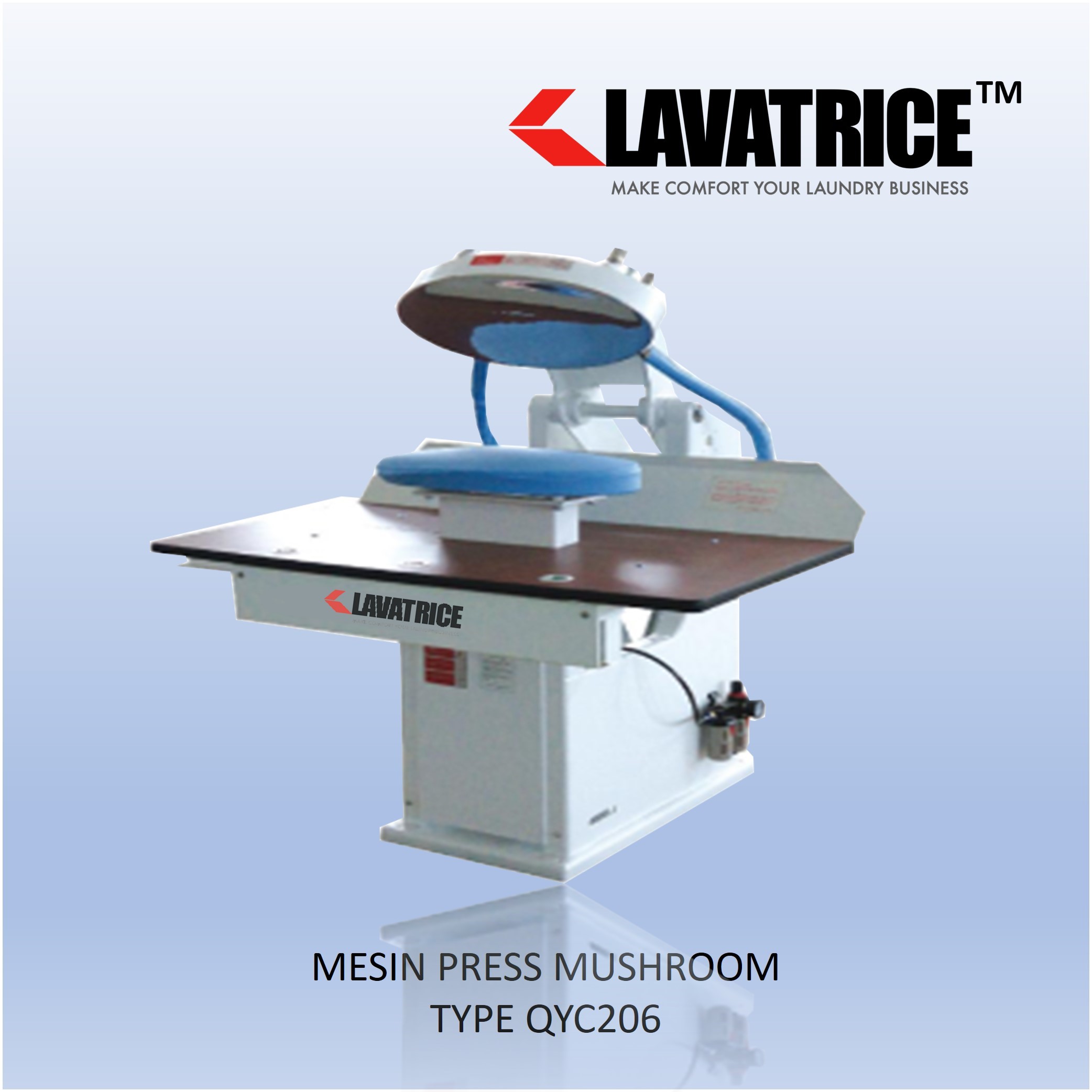 Mesin Steam Press Mushroom QYC206 Lavatrice Pabrik Mesin Laundry Distributor Mesin Laundry Laundry Hotel Laundry Rumah Sakit Laundry Perusahaan Oil Gas Laundry Garmen