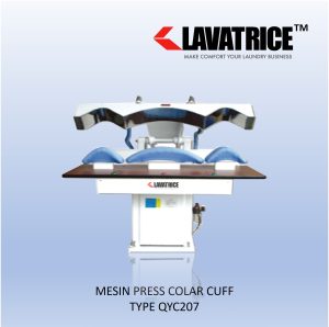 Mesin Steam Press Collar Cuff QYC207