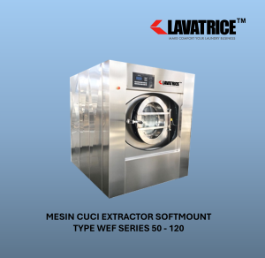Mesin Cuci Extractor Softmount WEF 50 - 120