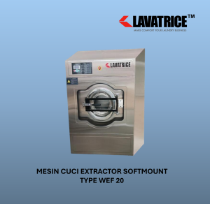 Mesin Cuci Extractor Softmount WEF20