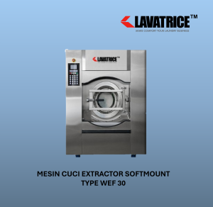 Mesin Cuci Extractor Softmount WEF30